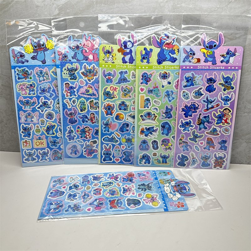 Stationery Melody Sticker, Cute kuromi kids sticker, Anime Stitch Sticker for DIY