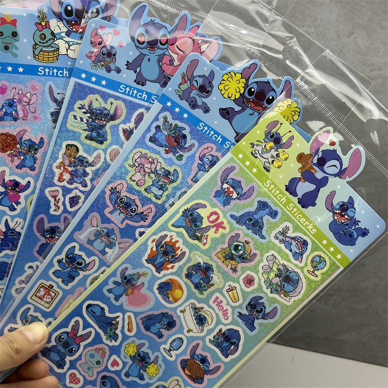 Stationery Melody Sticker, Cute kuromi kids sticker, Anime Stitch Sticker for DIY