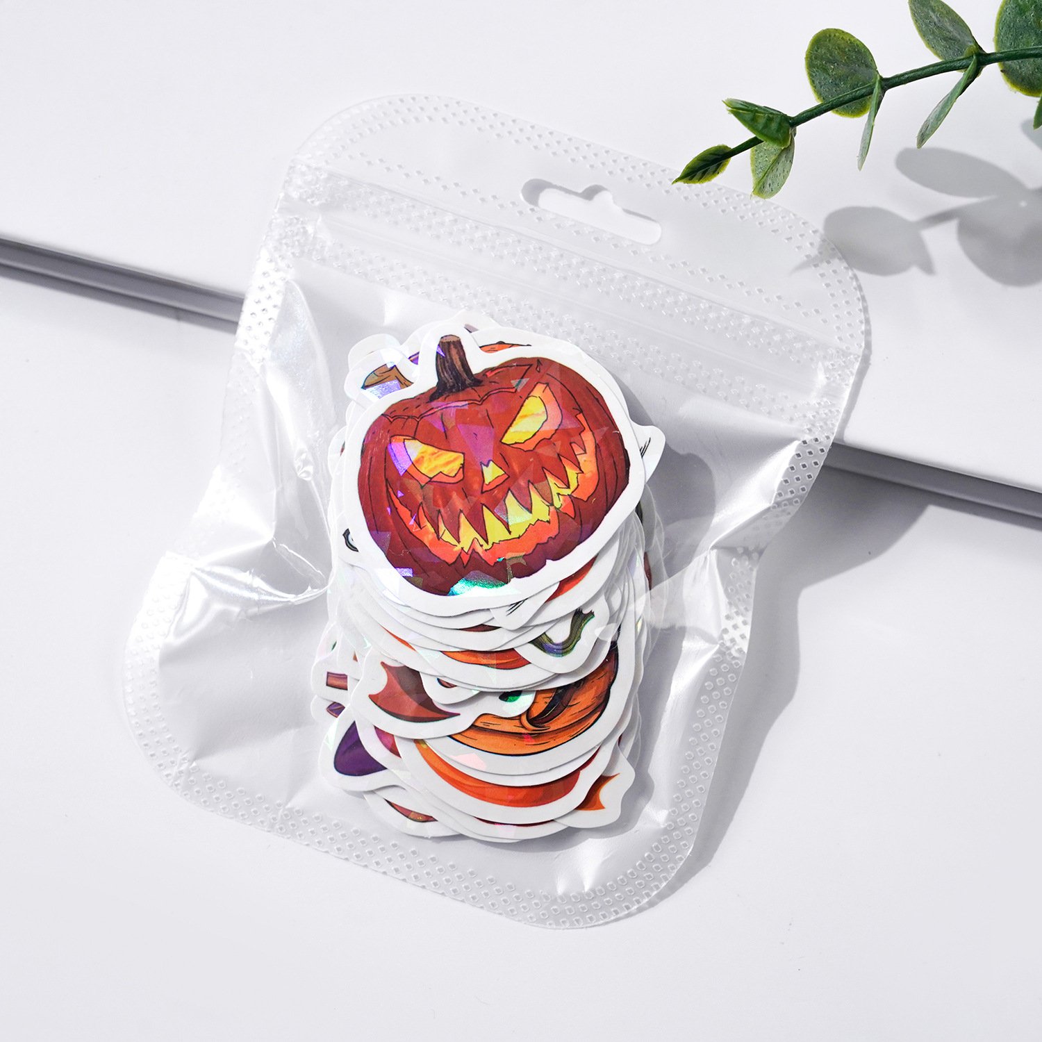 Custom Design Die Cut Waterproof Cartoon Sticker For Vinyl Adhesive Print Diecut Advertising All Saints' Day Stickers