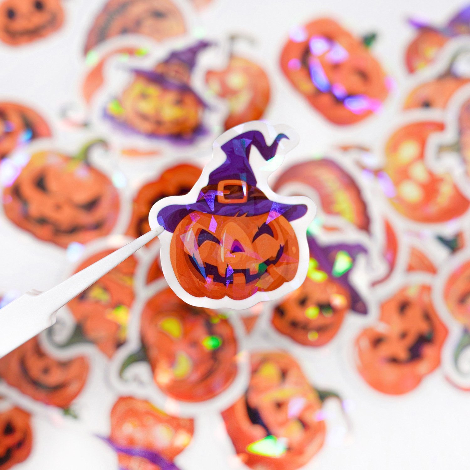 Custom Design Die Cut Waterproof Cartoon Sticker For Vinyl Adhesive Print Diecut Advertising All Saints' Day Stickers
