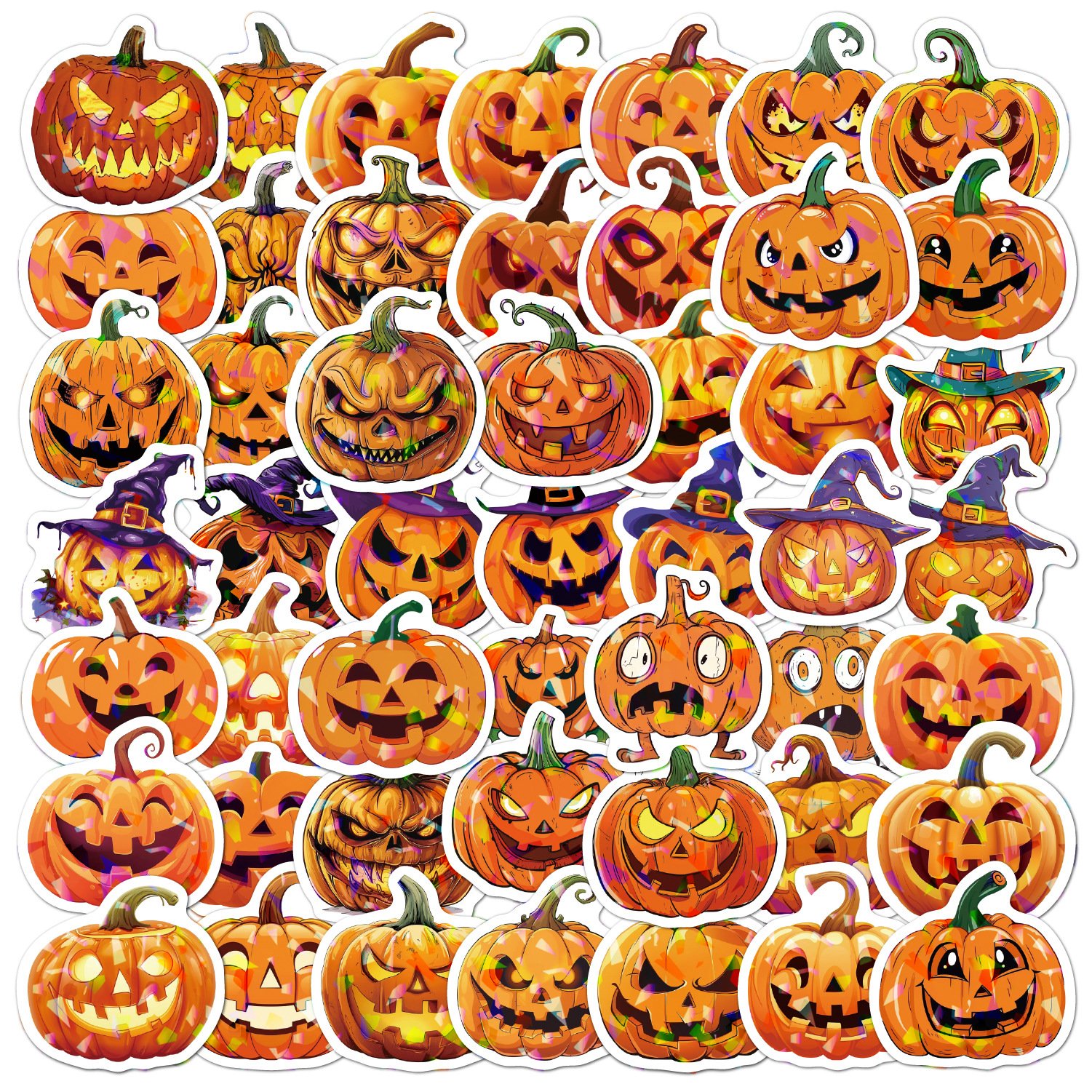 Custom Design Die Cut Waterproof Cartoon Sticker For Vinyl Adhesive Print Diecut Advertising All Saints' Day Stickers