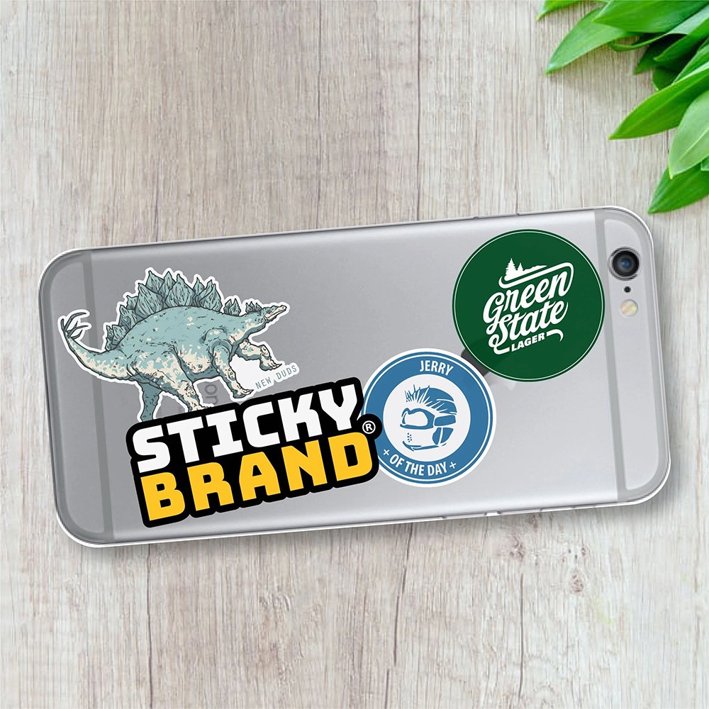 Custom Design Digital Printing Die Cut Waterproof Cartoon Sticker For Laptop Vinyl Adhesive Print Diecut Advertising Stickers