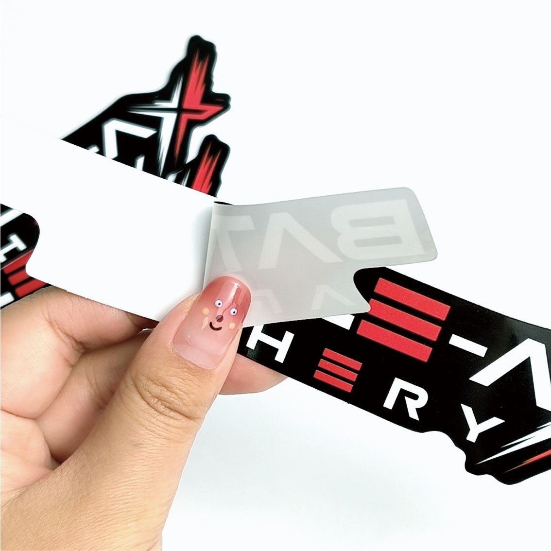 Custom sticker logo vinyl die cut sticker printing adhesive waterproof cartoon die cut sticker