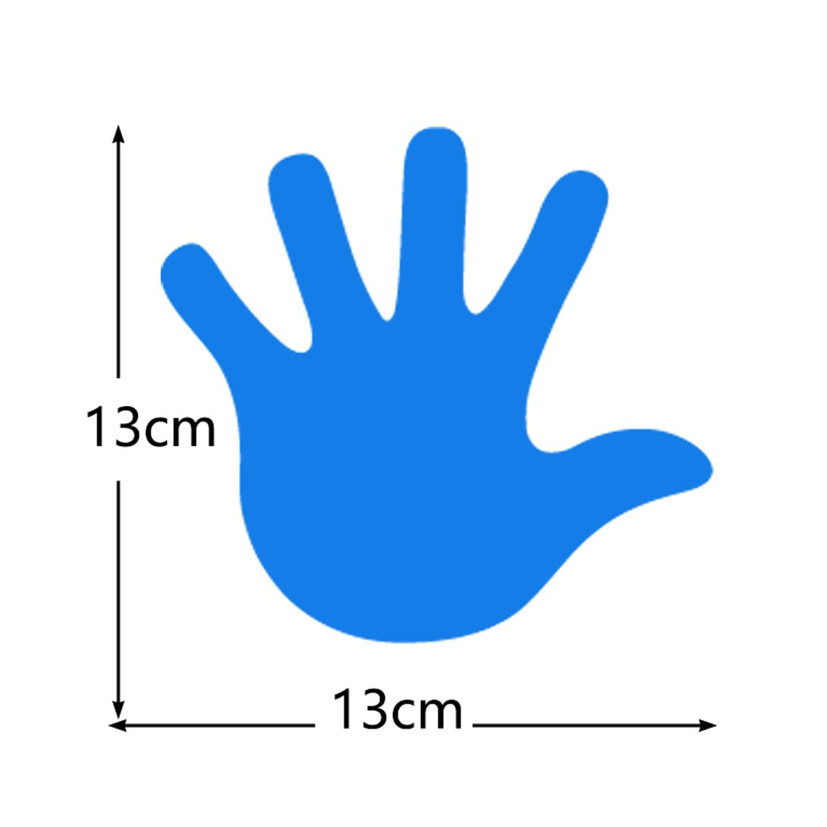Creative cartoon palm print self-adhesive wall stickers children's room kindergarten classroom home decoration stickers