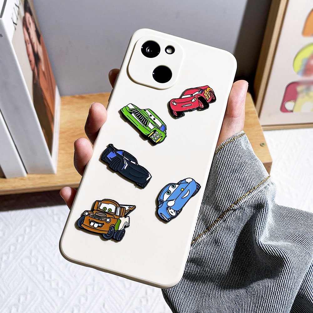 Wholesale high quality low price anime cartoon stickers custom soft enamel metal sticker
