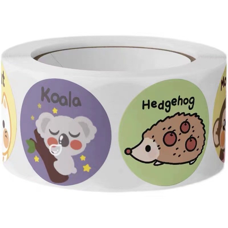 New design animal rewards encourage kids to sticker cartoon and hand-draw cute little stickers