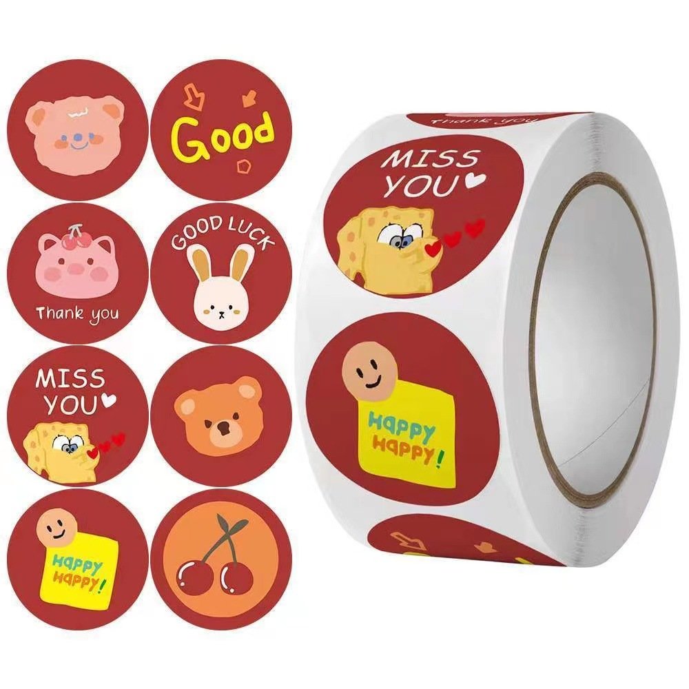 New design animal rewards encourage kids to sticker cartoon and hand-draw cute little stickers