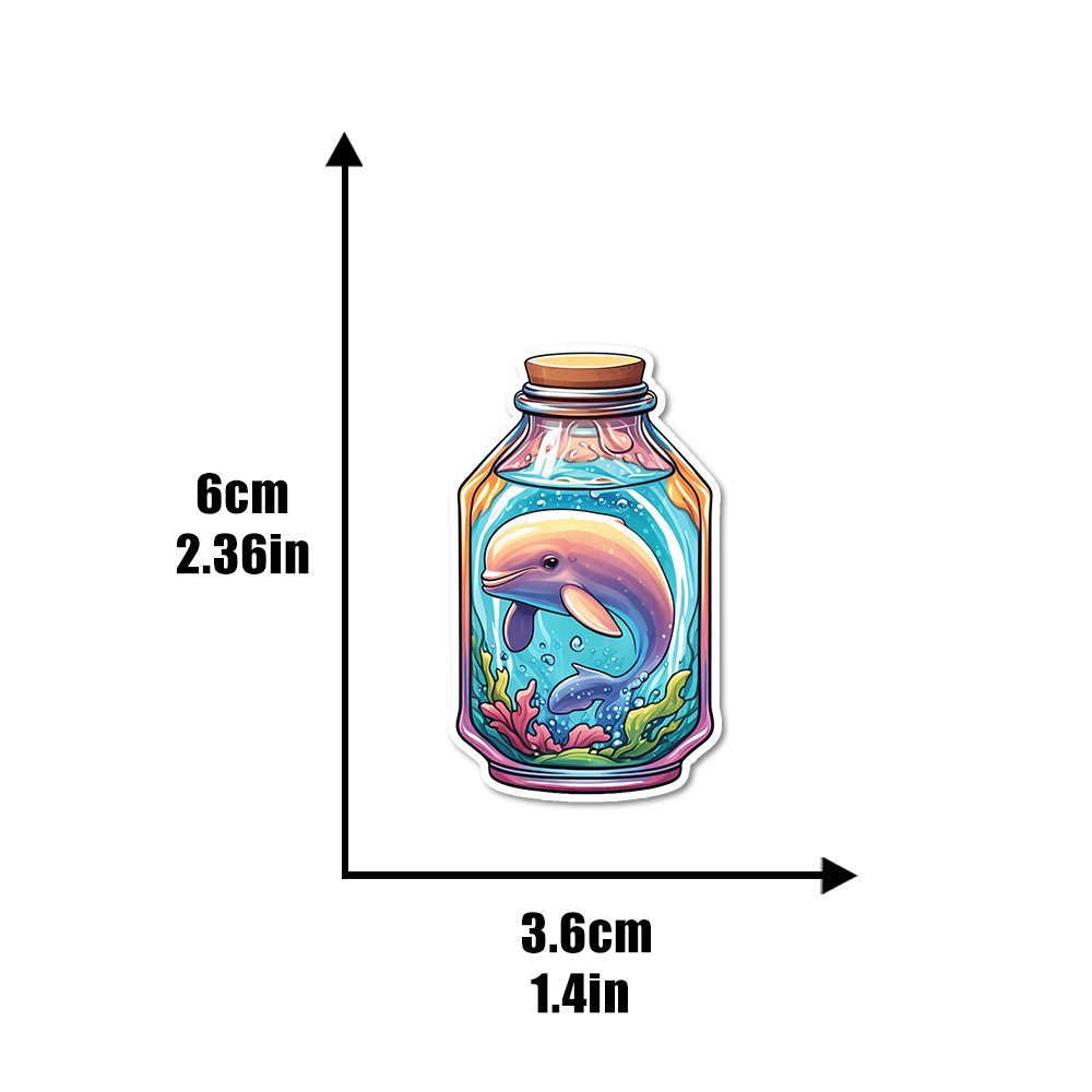 50pcs Animals World waterproof vinyl sticker for luggage laptop scooter water bottle mobile phone car bicycle