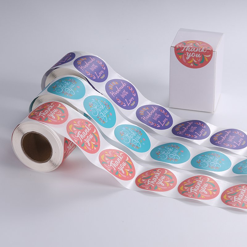 Custom waterproof Envelope Gift Bag Packaging vinyl diecut sticker Labels