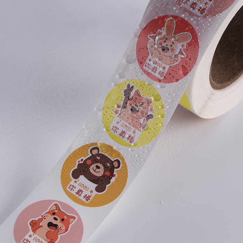 Custom waterproof Envelope Gift Bag Packaging vinyl diecut sticker Labels