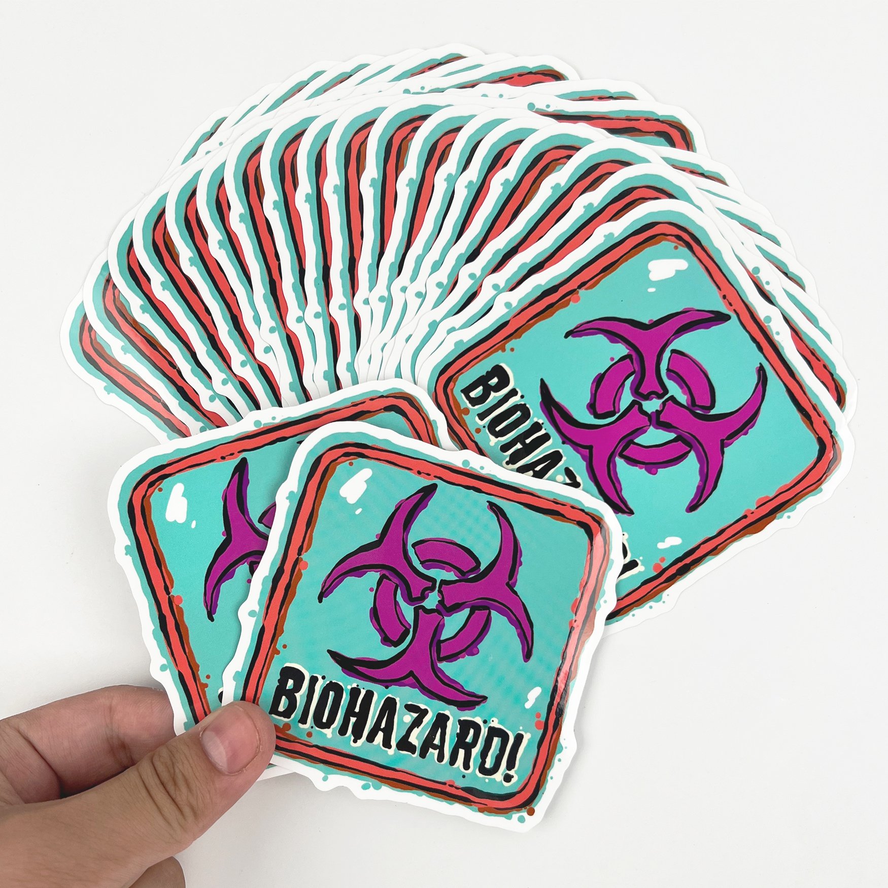 Custom Stickers Vinyl Die-cut UV Printed Holographic Clear Cartoon PVC Logo Label Adhesive Waterproof Customs Stickers Sheet