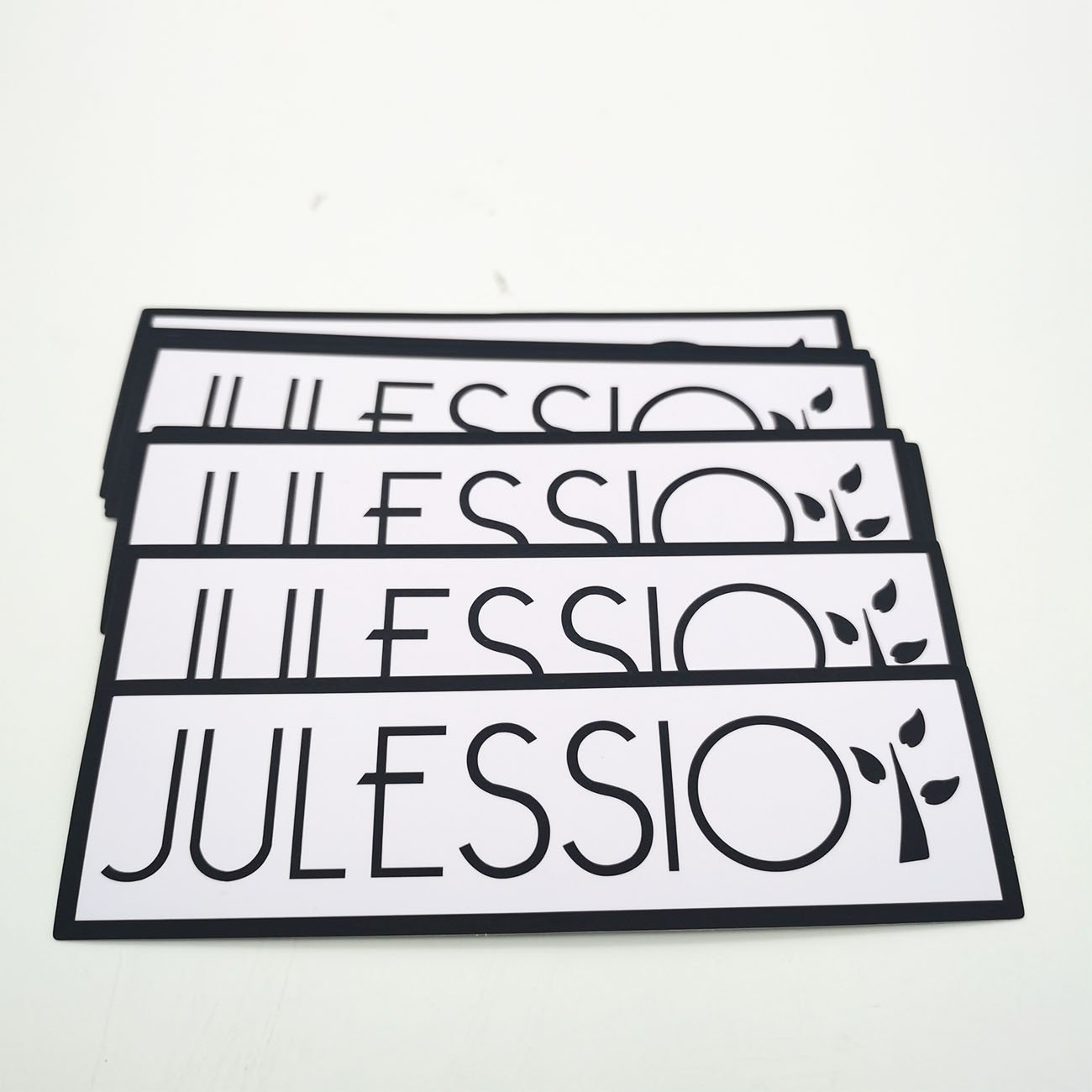 Art Half Custom Die Cut Company Logo Vinyl PVC Custom UV Resistant Waterproof Stickers