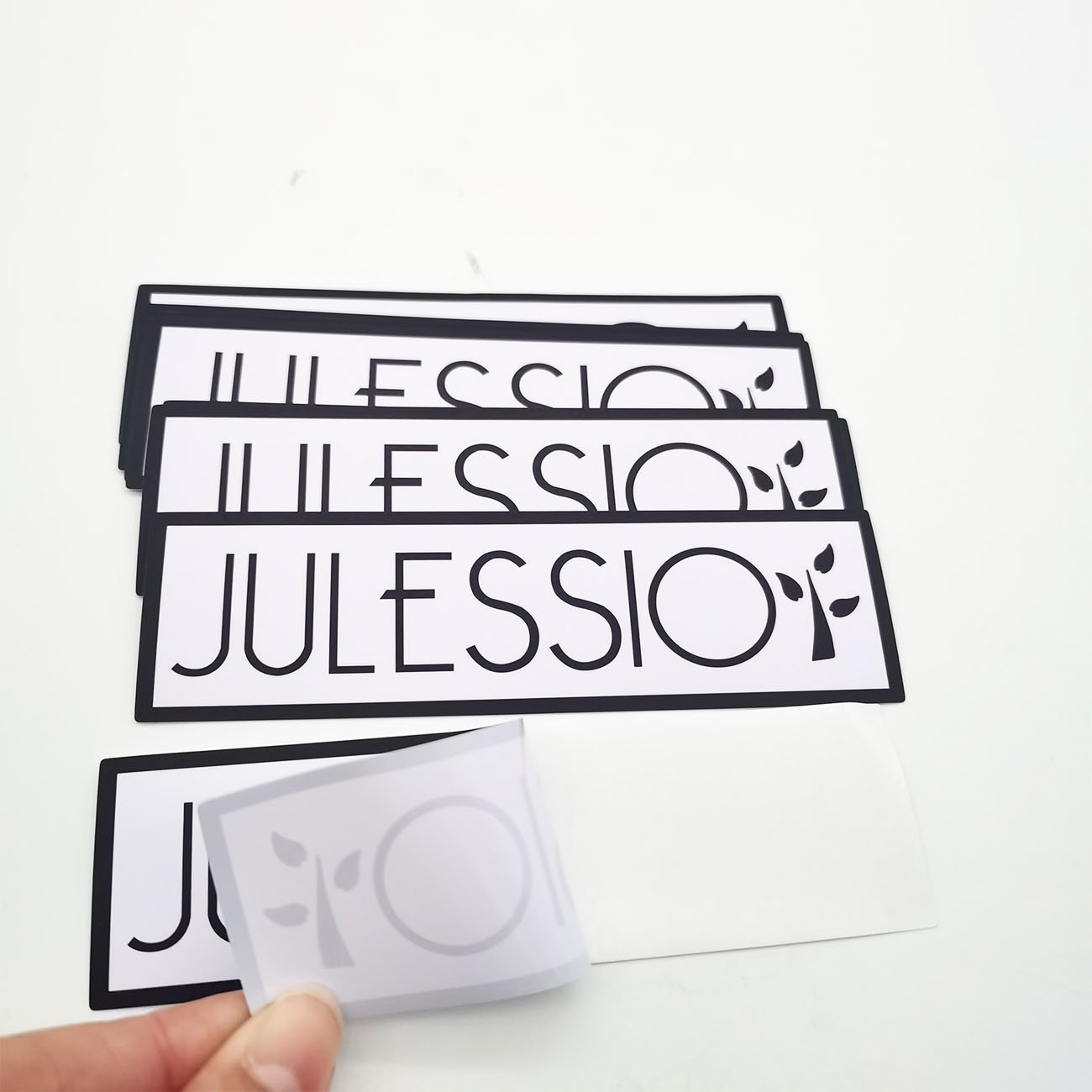 Art Half Custom Die Cut Company Logo Vinyl PVC Custom UV Resistant Waterproof Stickers