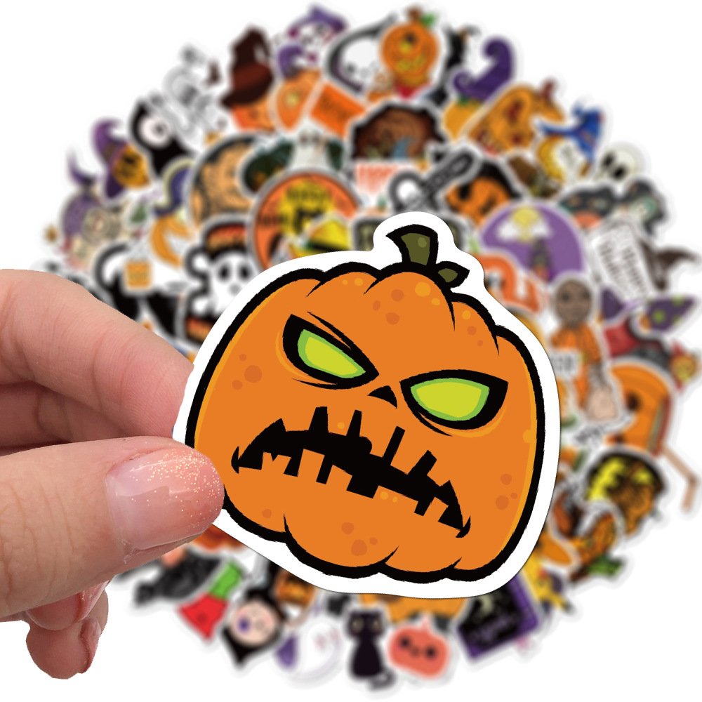 Design Product Labels Maker Self Adhesive Vinyl Round Waterproof Paper Custom Printing Logo Label All Saints' Day Stickers
