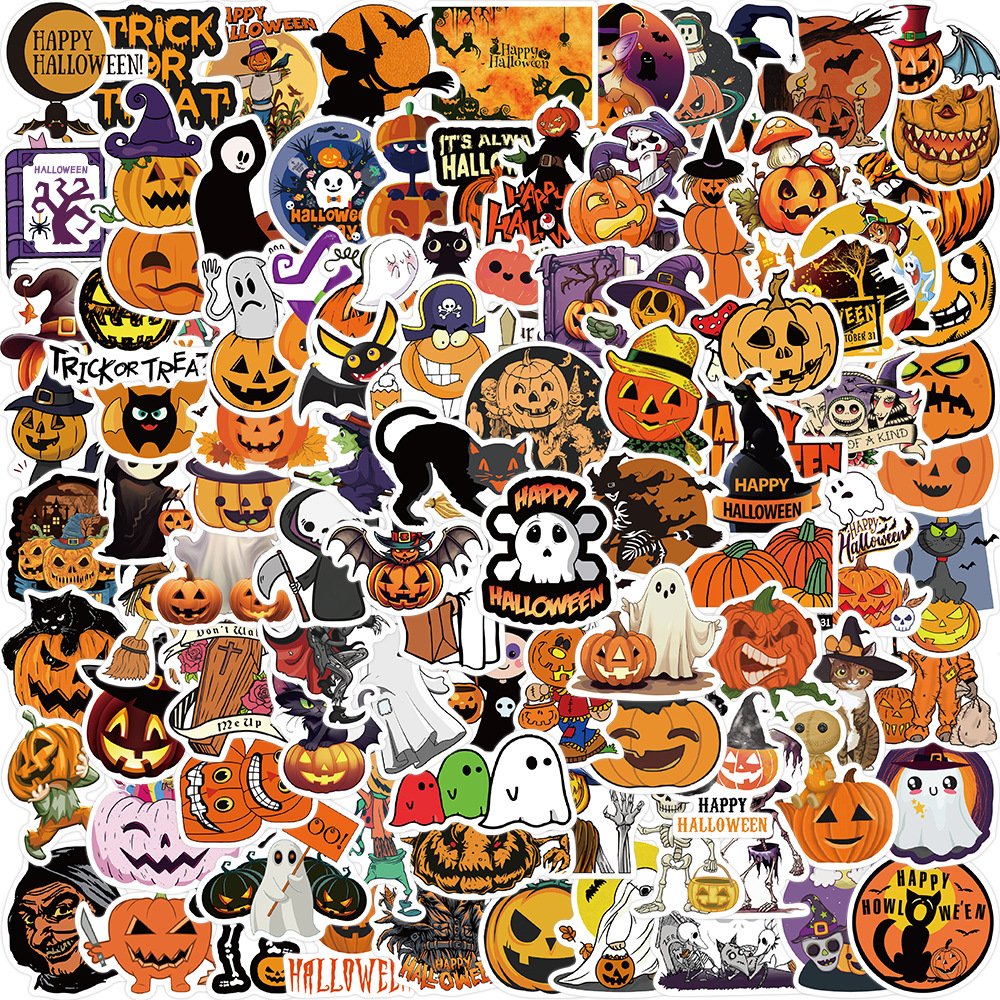 Design Product Labels Maker Self Adhesive Vinyl Round Waterproof Paper Custom Printing Logo Label All Saints' Day Stickers