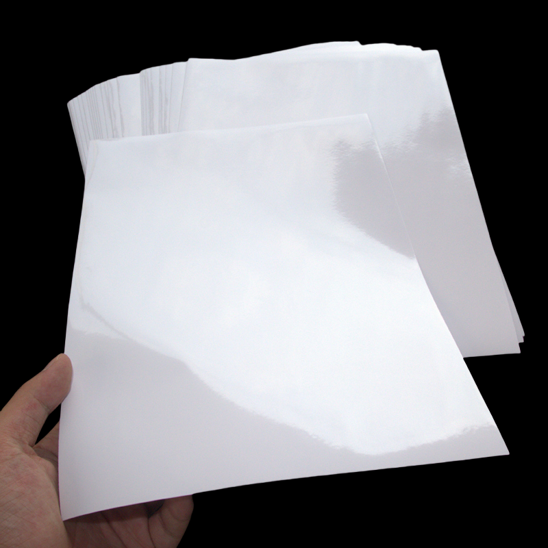 Printable Inkjet Glossy Label A4 Sheet Waterproof Vinyl Sticker Paper For Printer 100 Sheets Cartoon