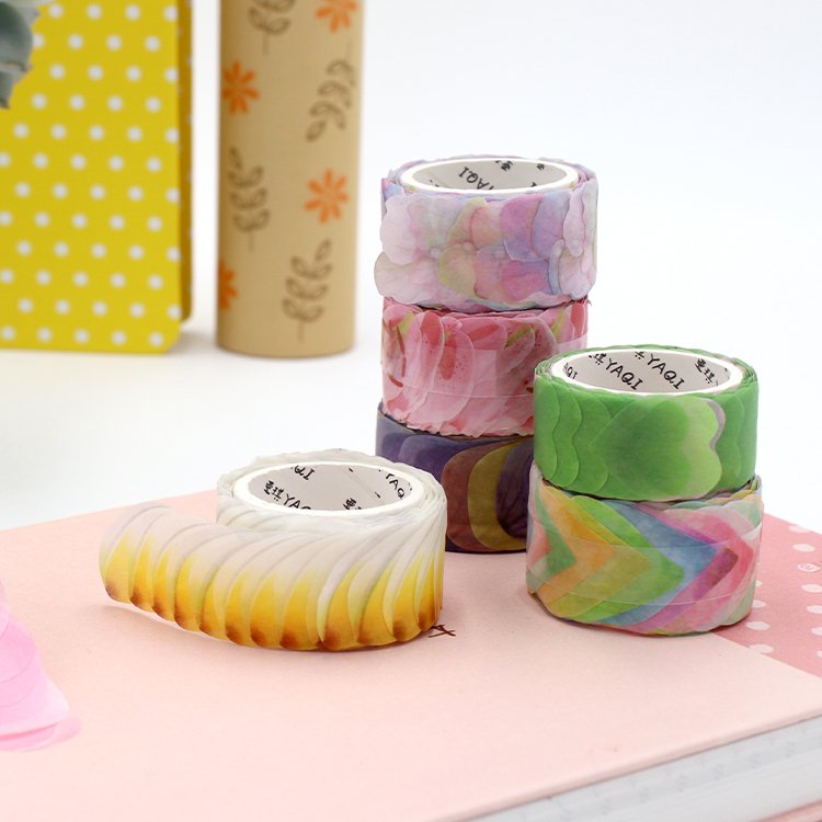 YALONG YLWG10125 Washi Tape Wholesale Set Petal Paper Removable High Quality Crafts Planners Scrapbook Wrapping Good Reputation