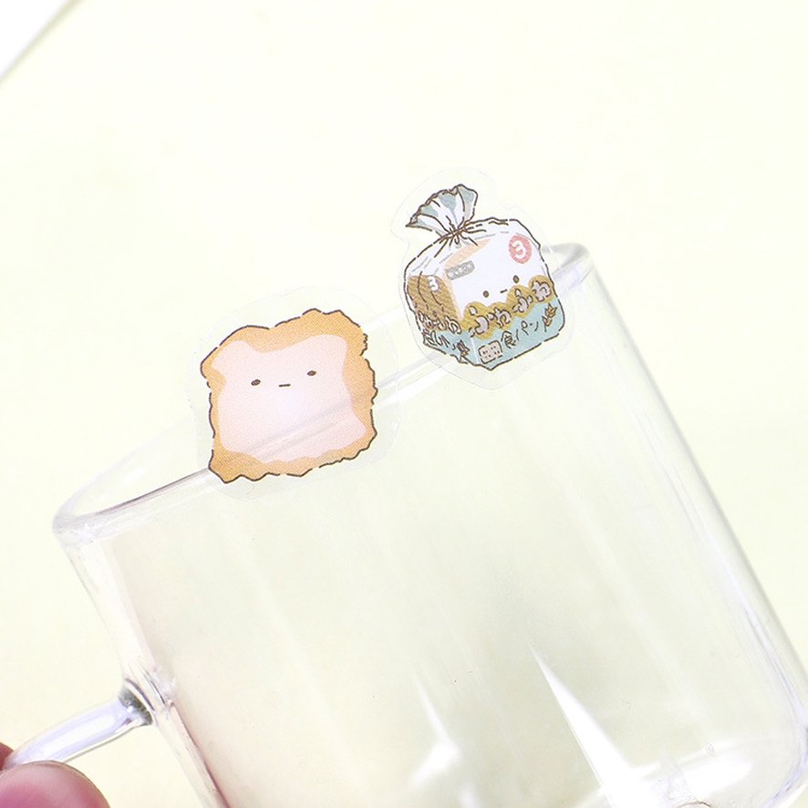 Custom Design ECO Waterproof Transparent PVC PET Cartoon Decorative Stickers For Laptop Diary