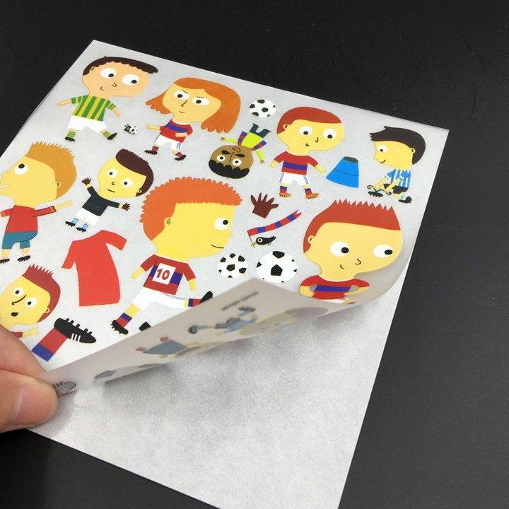 Custom design fashion rub on transfer sticker for kids Wholesale eco friendly rub on stickers sheet