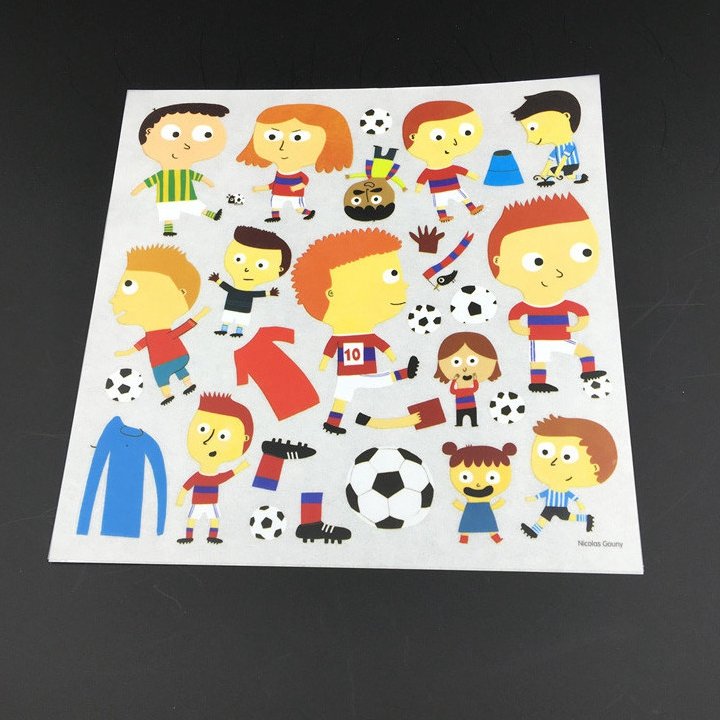 Custom design fashion rub on transfer sticker for kids Wholesale eco friendly rub on stickers sheet
