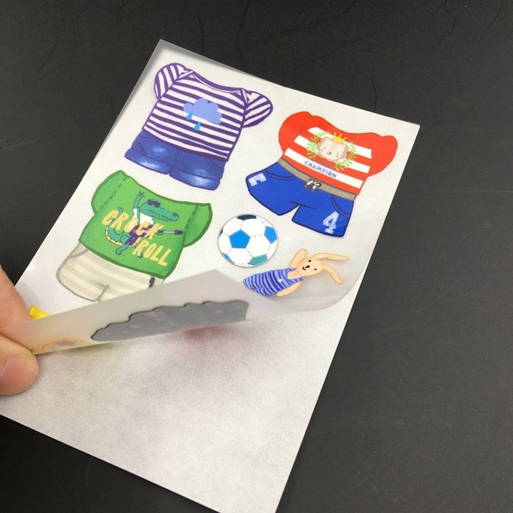 Custom design fashion rub on transfer sticker for kids Wholesale eco friendly rub on stickers sheet