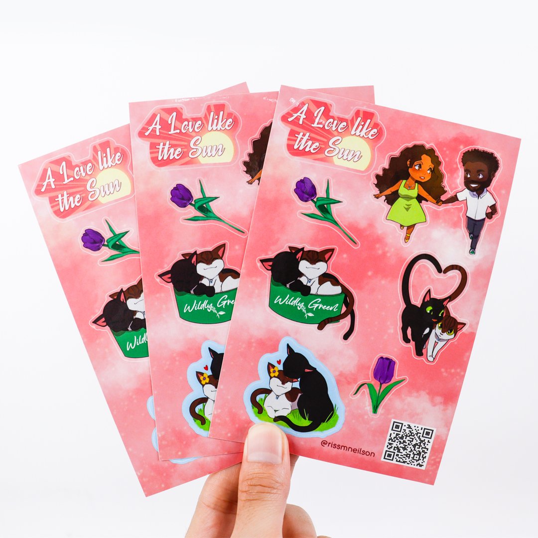 Custom Printed Logo Waterproof Die Cut Sticker Anime Decorative Cartoon Adhesive Vinyl PVC Printing Kiss Cut Sticker Sheets