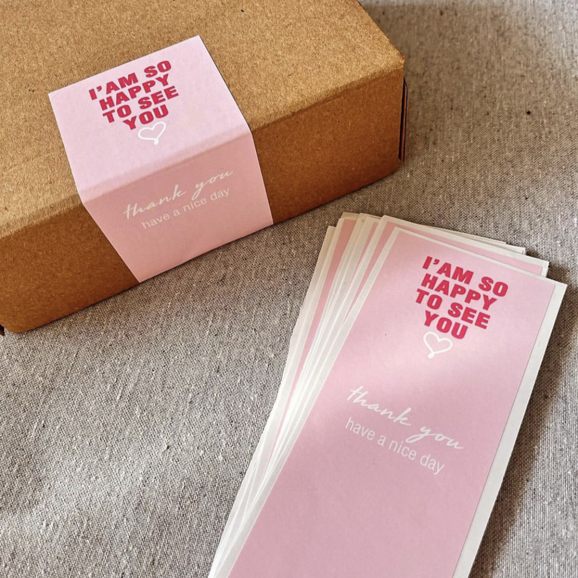 Custom Print Luxury Thank You Sticker Texture Paper Gift Bag Food Shipping Packing Box Seal Label Logo Sticker For Packing Boxes