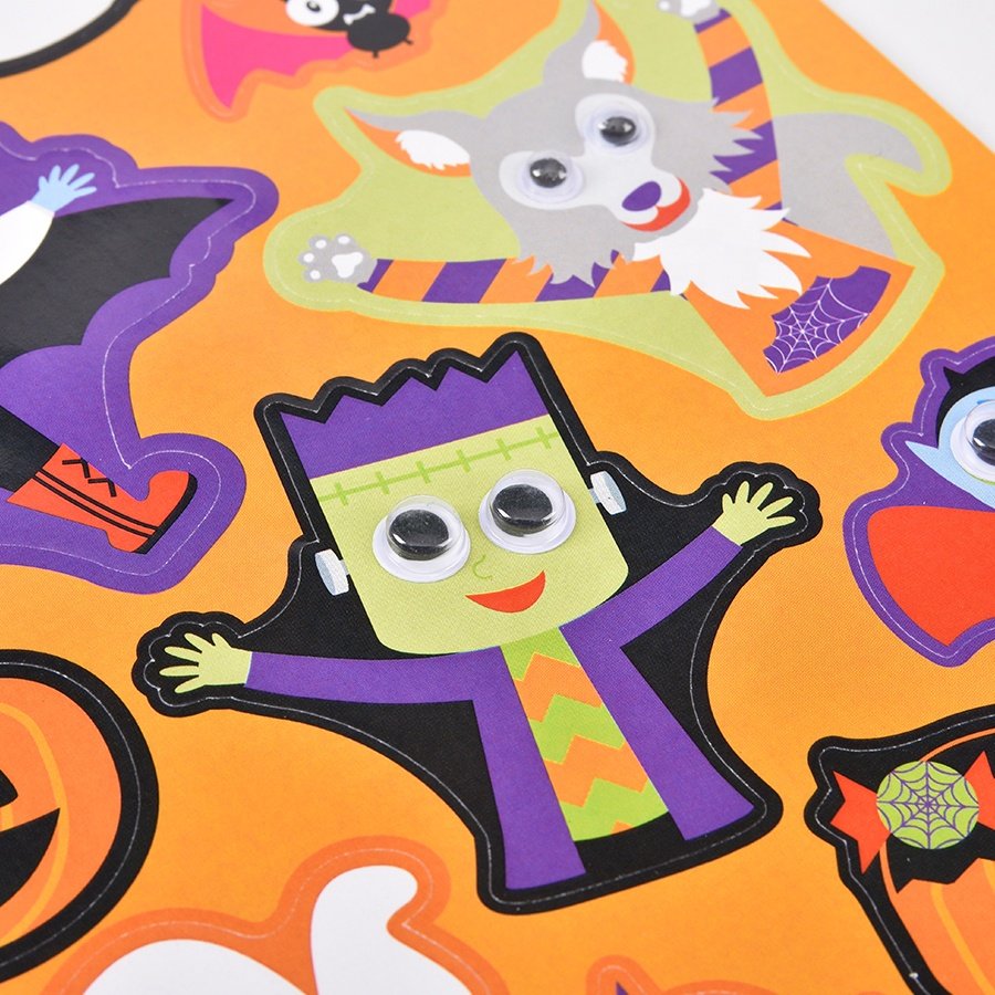 Custom Printing Vinyl Stickers Cartoon Stickers Decals Kawaii peal off stickers for halloween home decoration