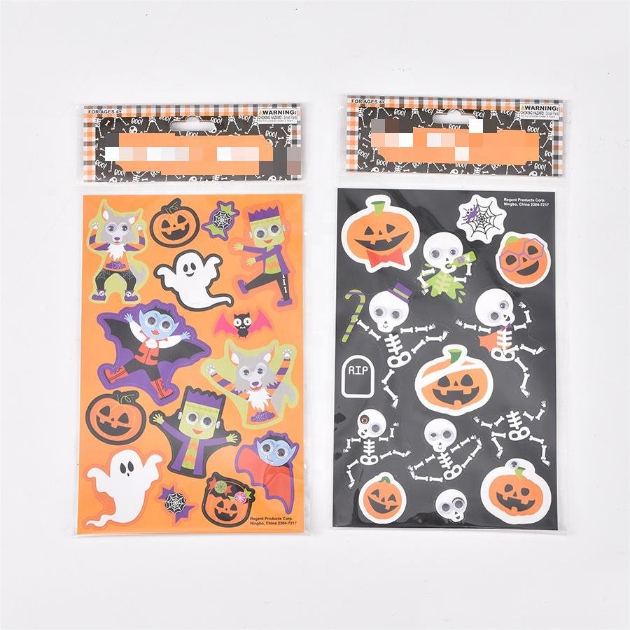 Custom Printing Vinyl Stickers Cartoon Stickers Decals Kawaii peal off stickers for halloween home decoration