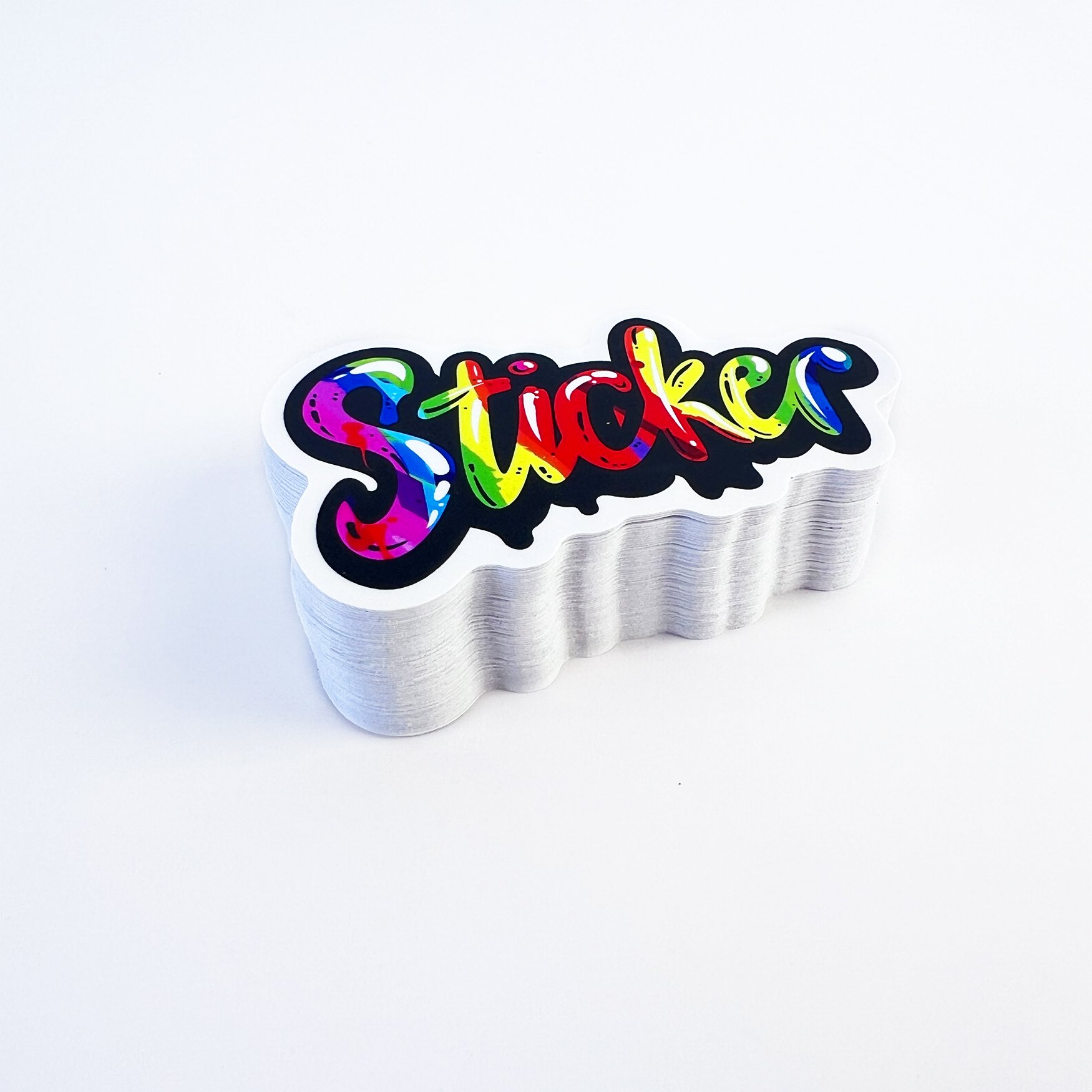 Custom Printing Logo Label Sticker Reusable Resistant Adhesive Outdoor Decorative Plastic Transparent Clear Logo Sticker Labels