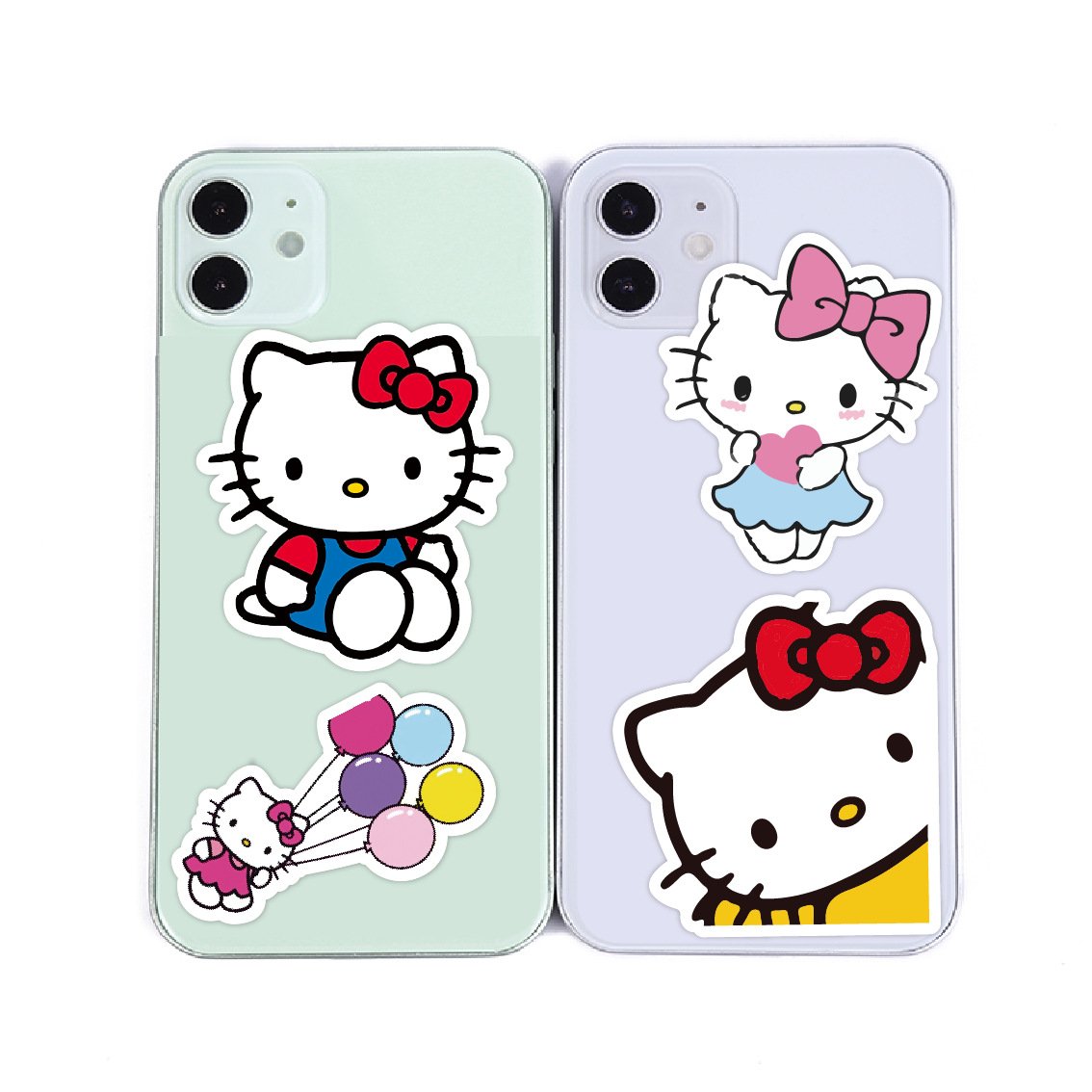 50 pieces of Hello Kitty stickers, cute stickers for suitcases, notebooks and children's cartoons. Wholesale stickers.