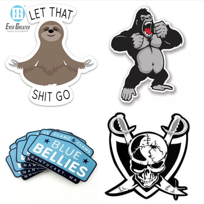 Versatile Custom pvc Stickers Accurate Color Cute Cartoon Stickers In High Quality For Country City