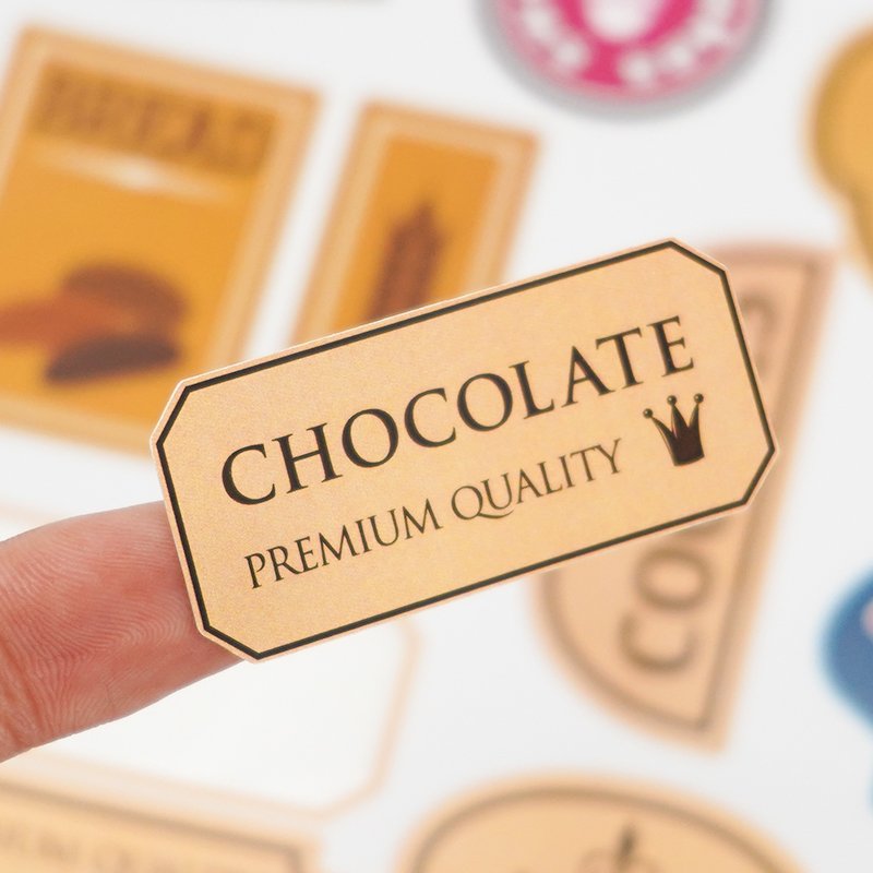 Waterproof Custom Printing Logo Food Sticker Sheet for Jar/glass/plastic Bottle Label Round/clear Packing Label