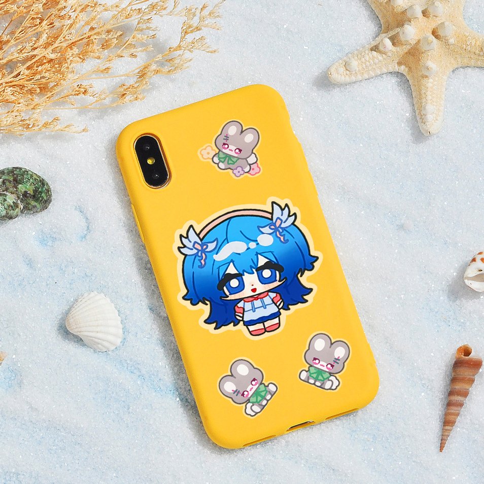 Customize Logo Anime Die Cut Stickers Holographic Stickers With Your Own Design