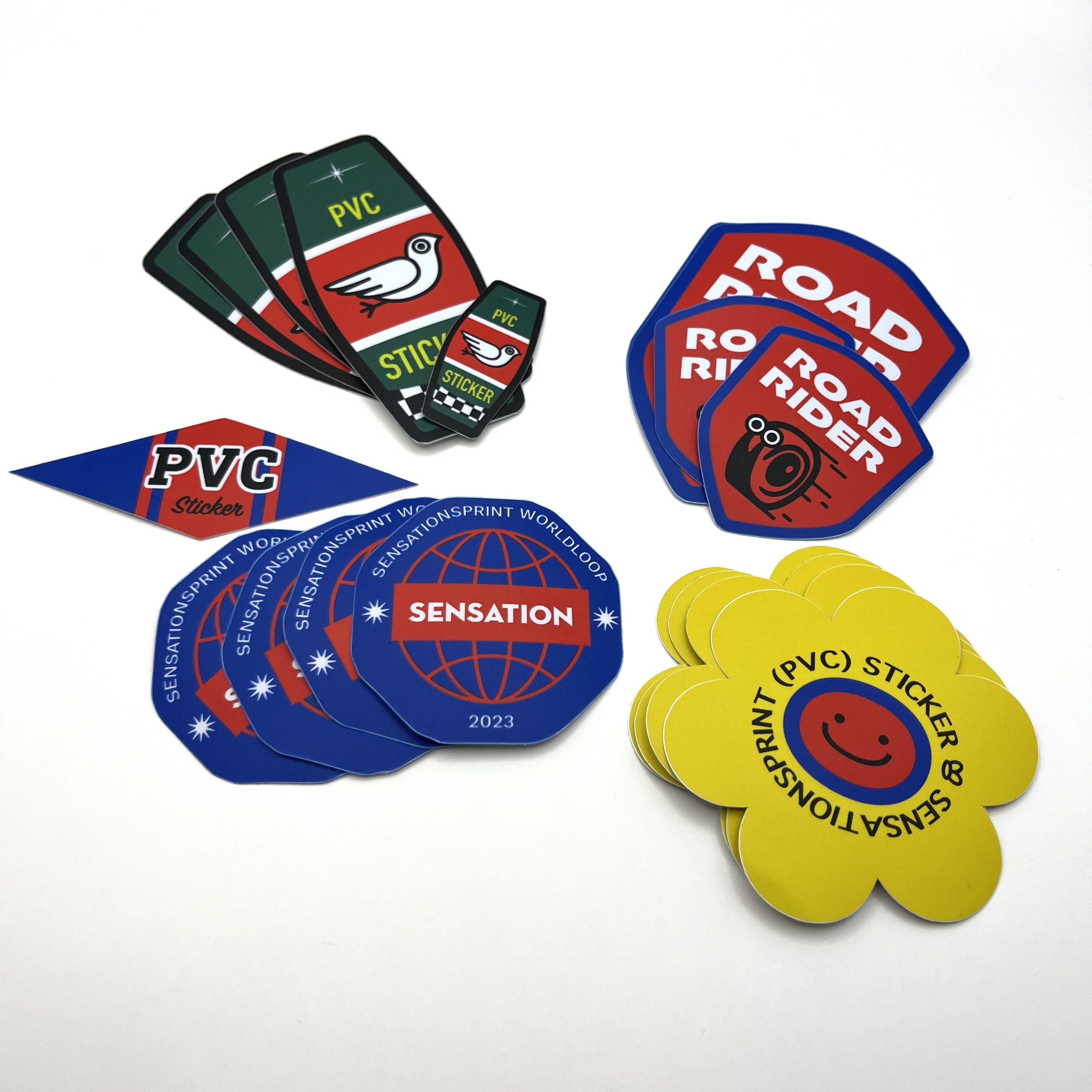Cartoon Waterproof PVC Decorative Sticker Outdoor Use Stickers UV Resistant For Helmet