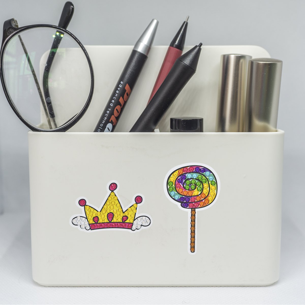 Crystal Rainbow Diamond Painting Stickers DIY Creative Stickers, Gemstone Art Stickers Set Suitable for Boys and Girls Aged 6-12