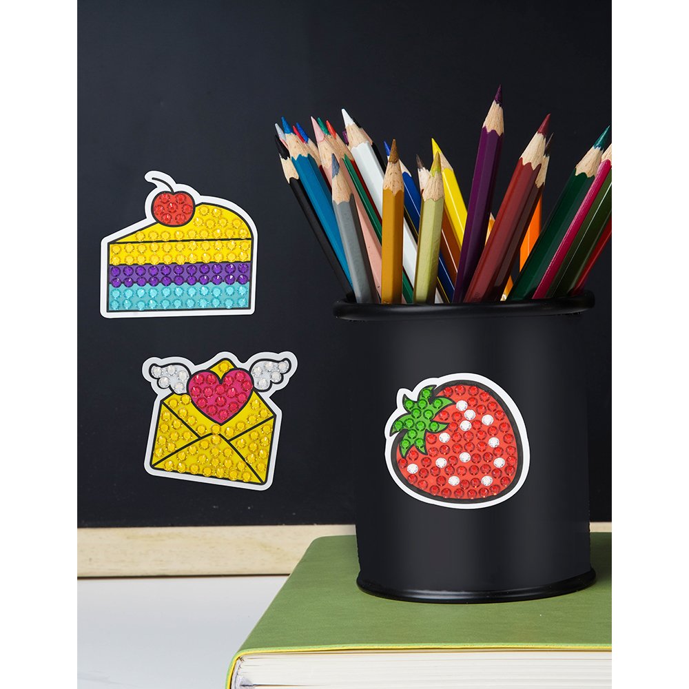 Crystal Rainbow Diamond Painting Stickers DIY Creative Stickers, Gemstone Art Stickers Set Suitable for Boys and Girls Aged 6-12