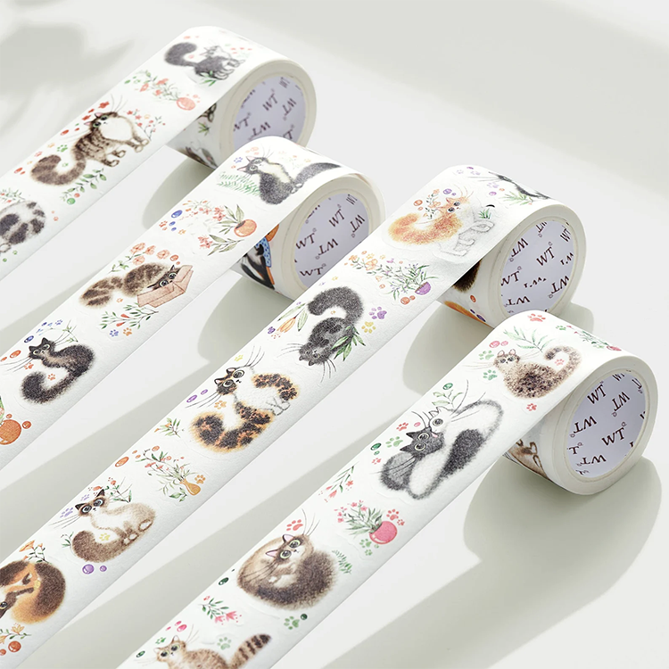 Multiple Colour Washi Tape Kawaii Cartoon Patterns Japanese Paper School Stationery sticker