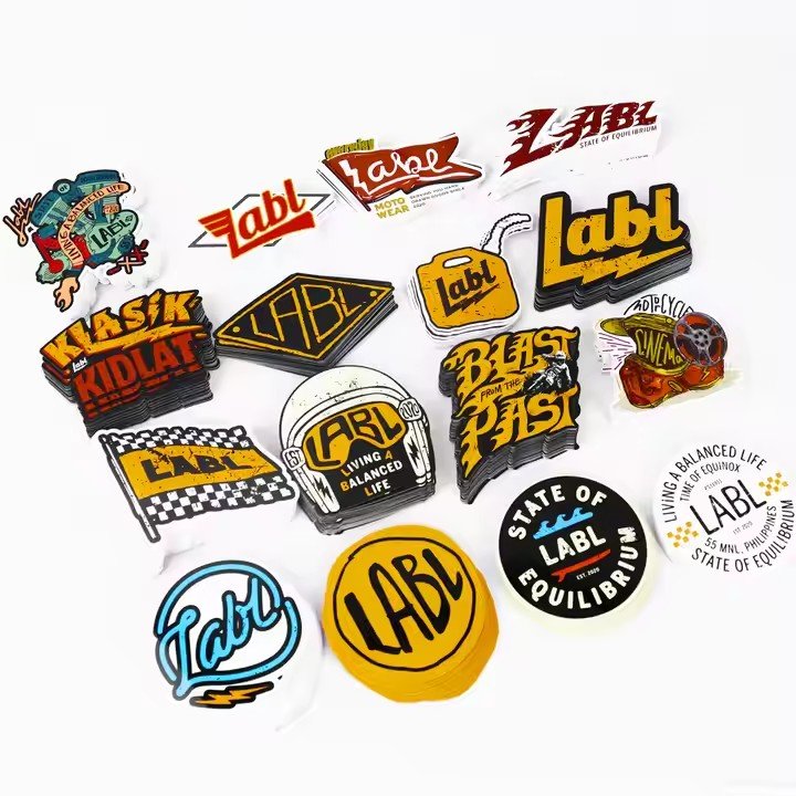 Free Proofing Custom Printing Logo Packaging Waterproof Gloss Vinyl Holographic Die Cut Sticker