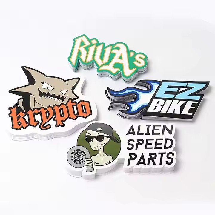 Free Proofing Custom Printing Logo Packaging Waterproof Gloss Vinyl Holographic Die Cut Sticker