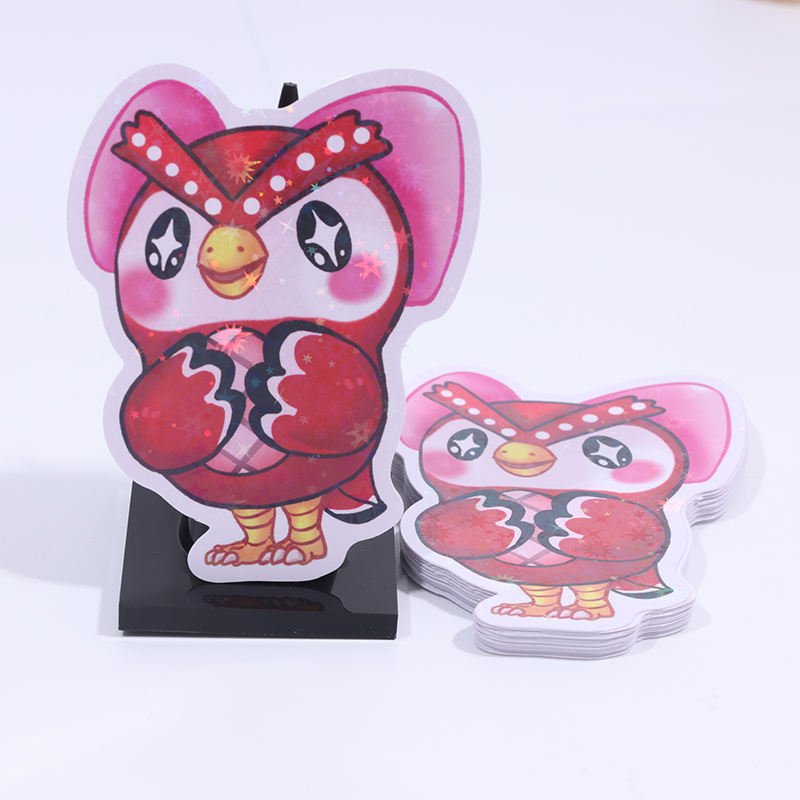 Vigreat Adhesive Cartoon Sticker Sheet No Minimum Moq Holographic Sticker