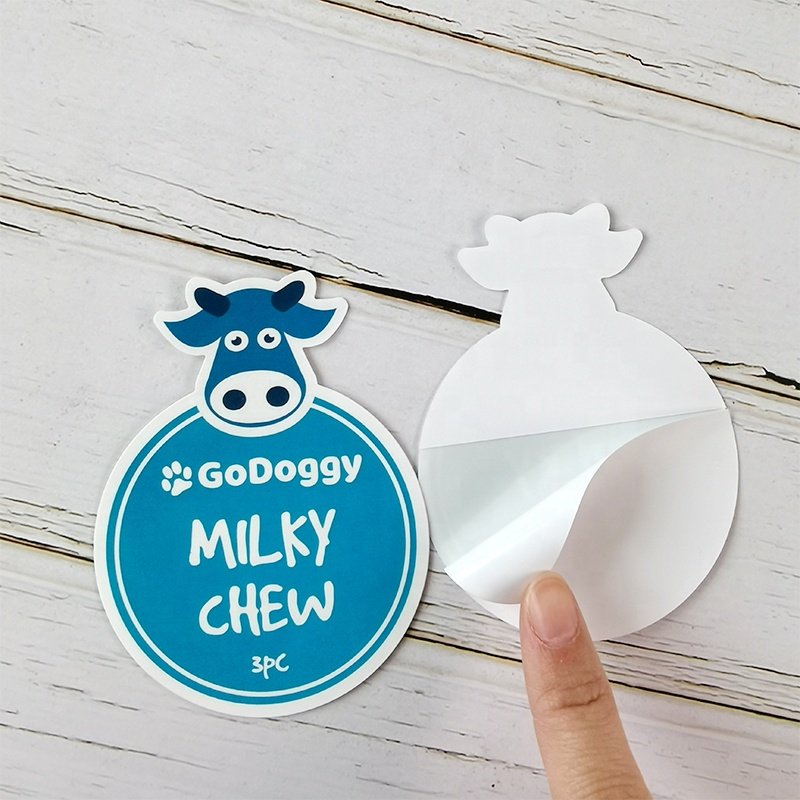 Waterproof Customized Business Brand Logo Advertising Gifts Holographic Stickers Die Cut Custom Vinyl Sticker