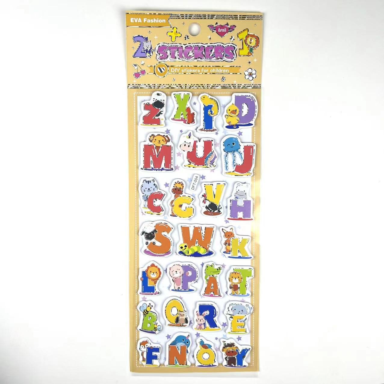 Children's DIY stationery gift with EVA foam 3D cute cartoon girl stickers