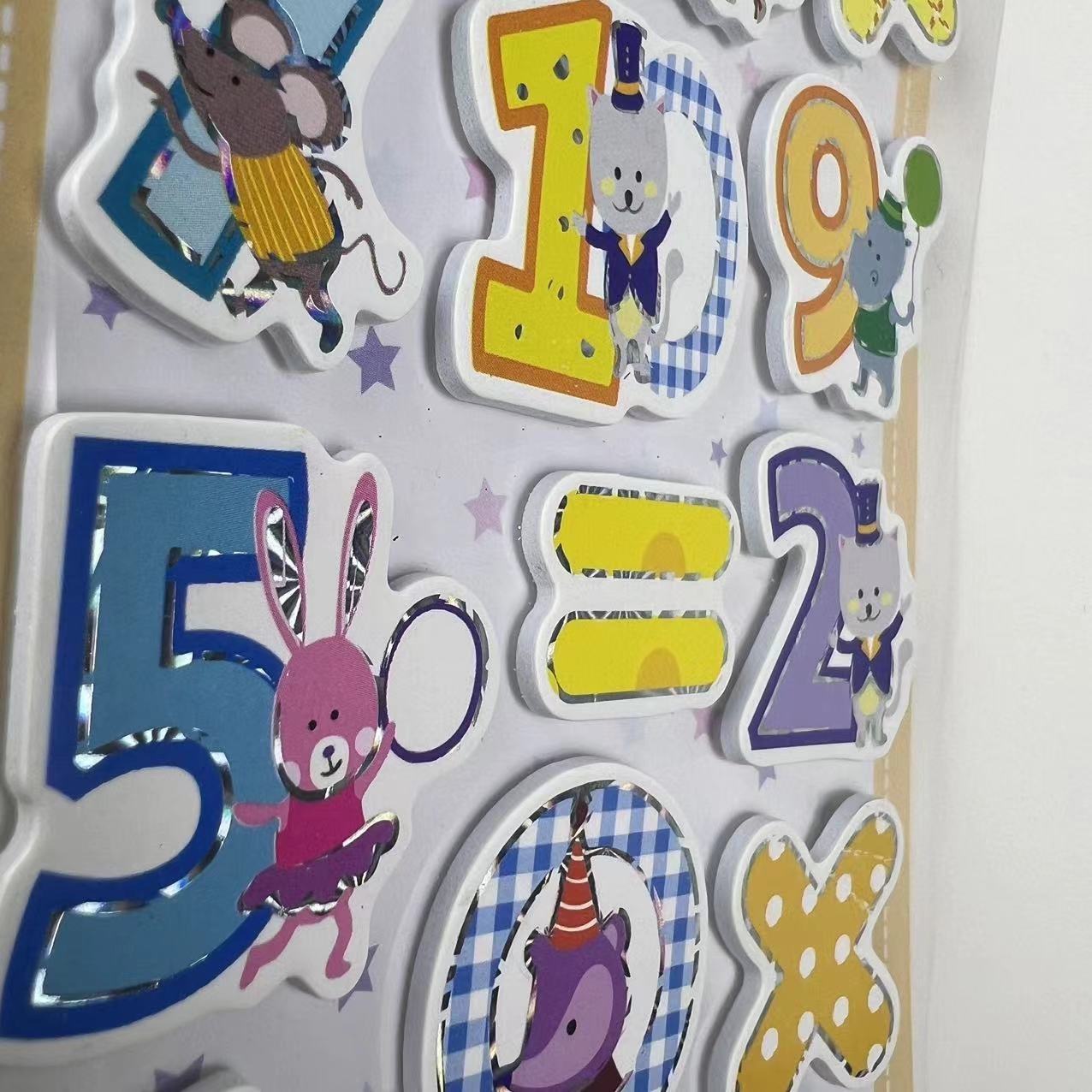 Children's DIY stationery gift with EVA foam 3D cute cartoon girl stickers