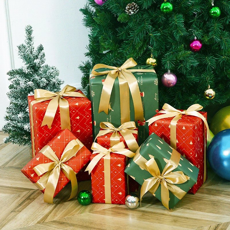 Custom brand logo color printing gift box packing wrapping paper cloth tissue paper