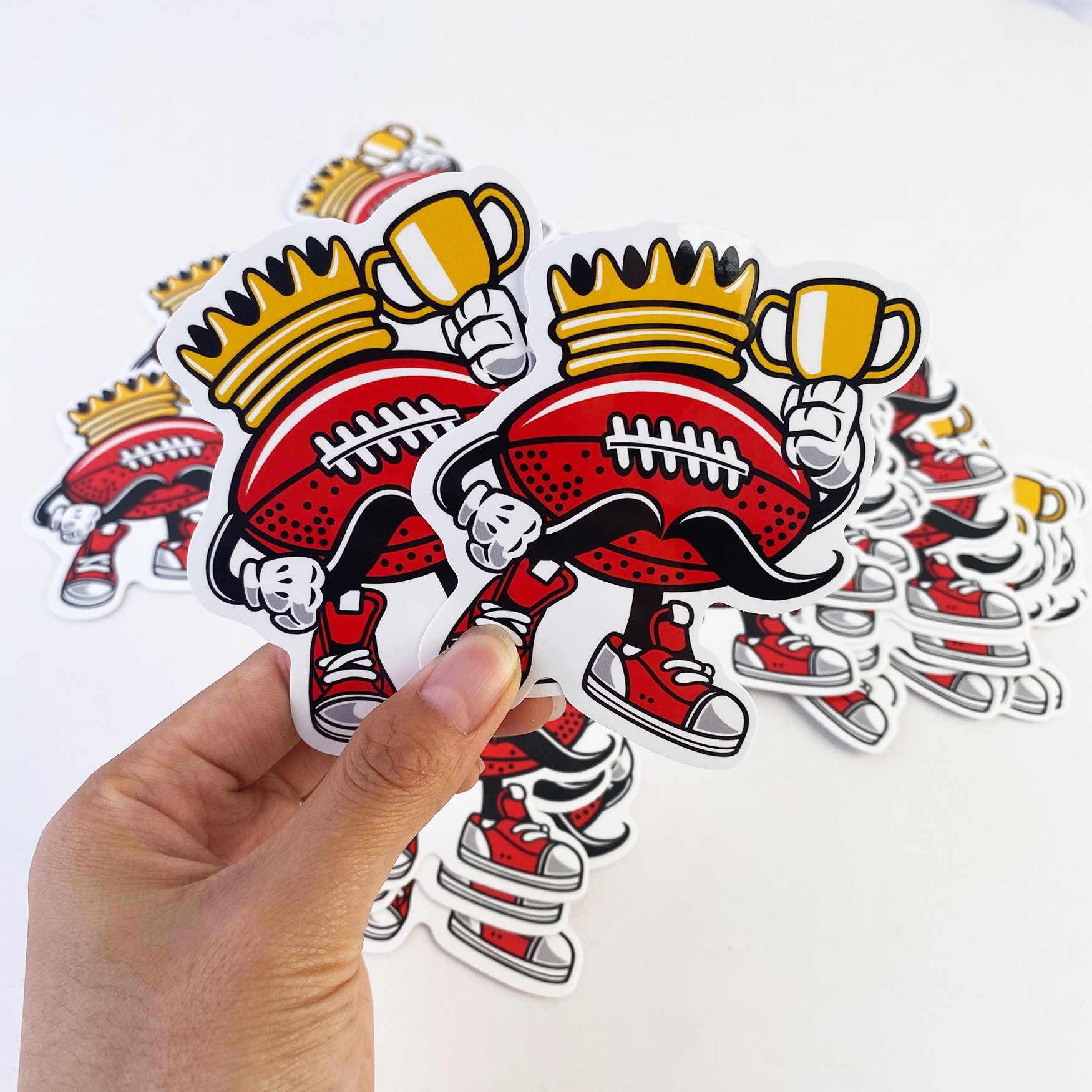Custom Die Cut Vinyl Sticker Adhesive Waterproof PVC Logo Labels Holographic Stickers Kiss cut Sticker sheets for Kids Custom