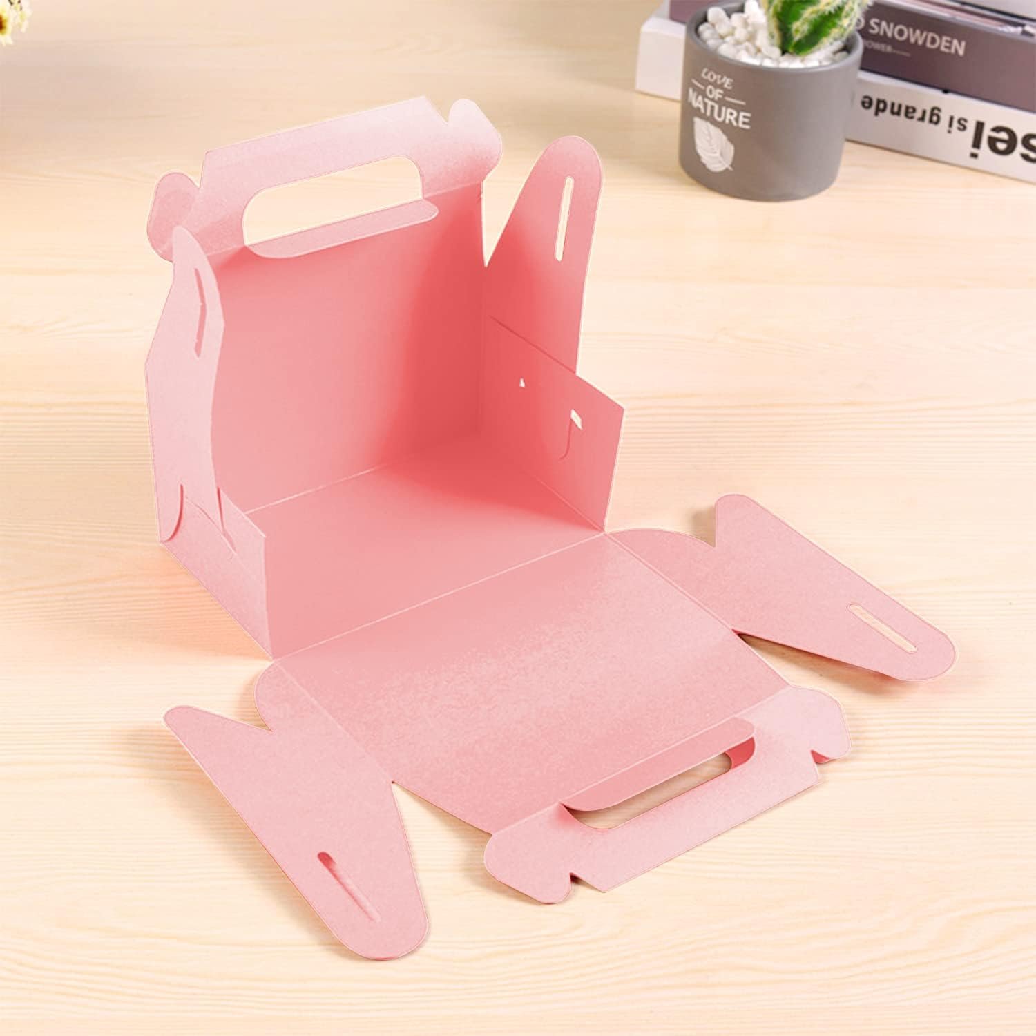 Cartoon Pink girls Children favorite Theme Party Deco packaging for Merchandise gift biscuit candy box paper