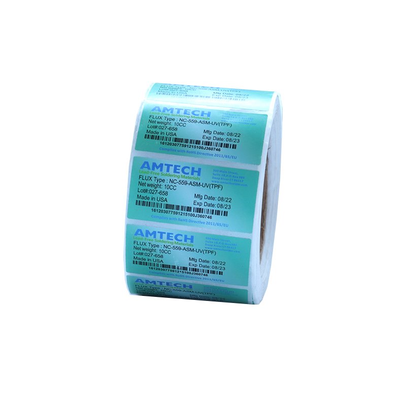 Pvc custom stickers logo label adhesive waterproof logo label