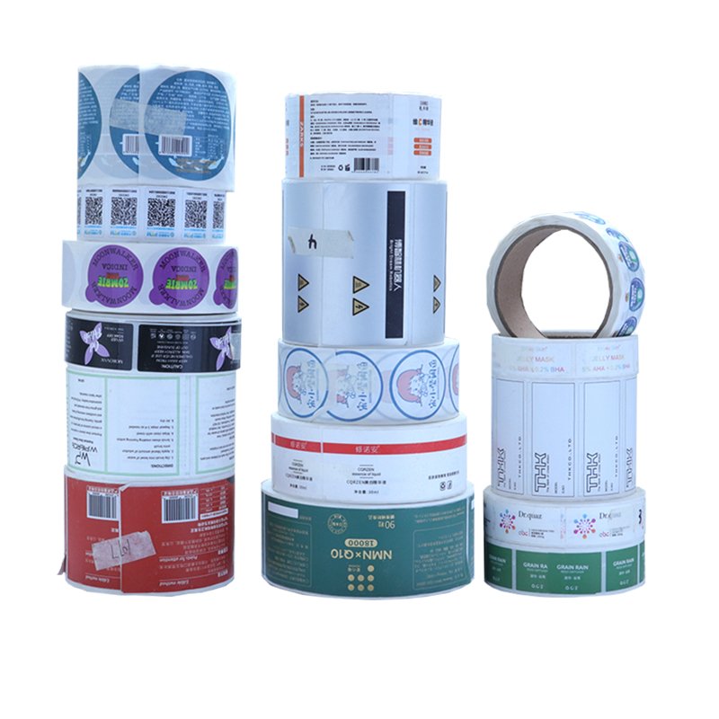 Pvc custom stickers logo label adhesive waterproof logo label