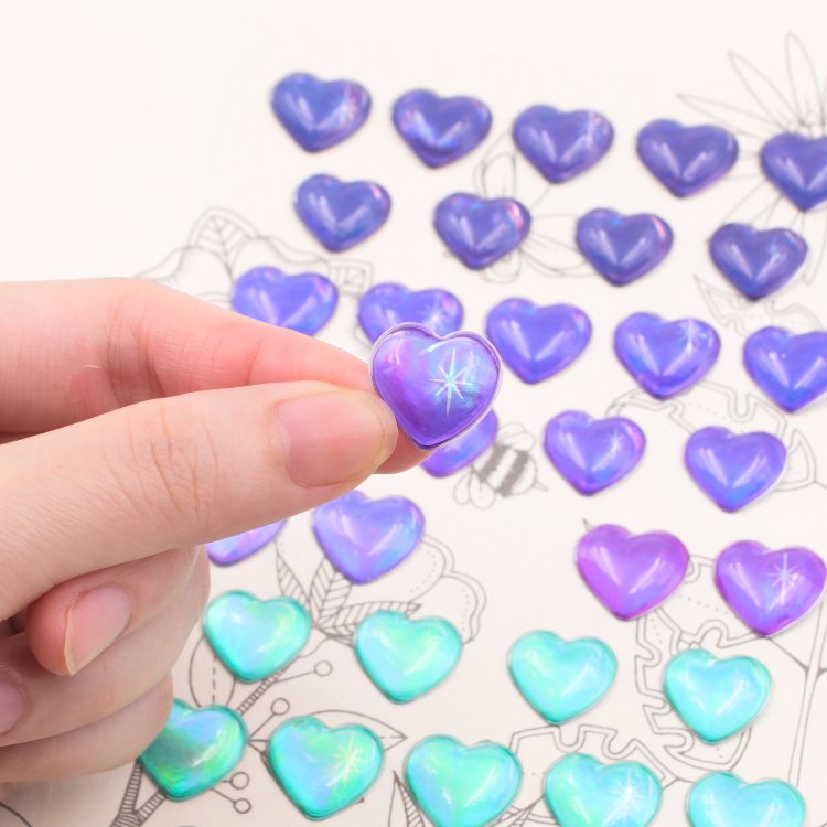 Custom Puffy Cartoon Stickers with Fairy Tale Alphabet for Storytime Fun, Bubble Stickers Music Alphabet for Melodic Fun